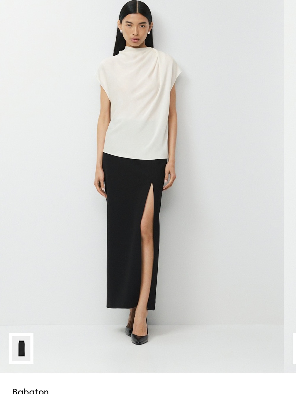 Aritizia Babaton Nominee Satin Blouse
